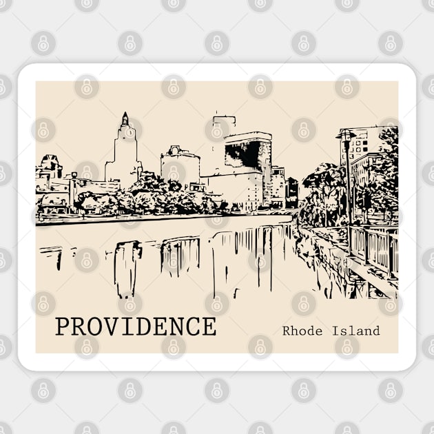 Providence Rhode Island Magnet by Lakeric